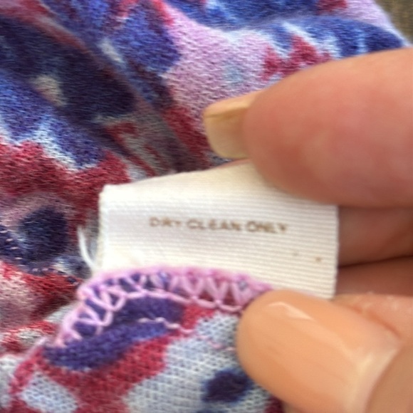 Free People floral cashmere blend cinch waist lightweight sweater, M - Picture 9 of 14